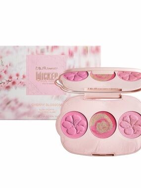 r.e.m. beauty Wicked For Good Cherry Blossom Blush Palette - Pink - 0.27 fl oz